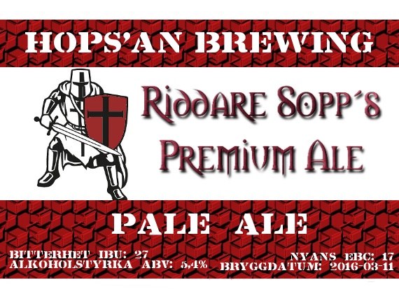 26 Riddare Sopp Premium Ale